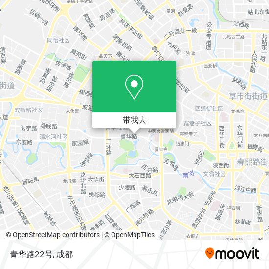 青华路22号地图
