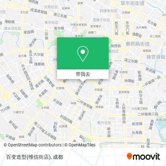 百变造型(维信街店)地图