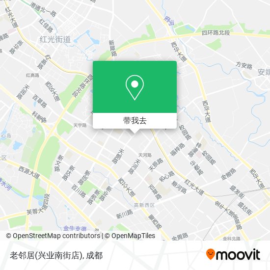 老邻居(兴业南街店)地图
