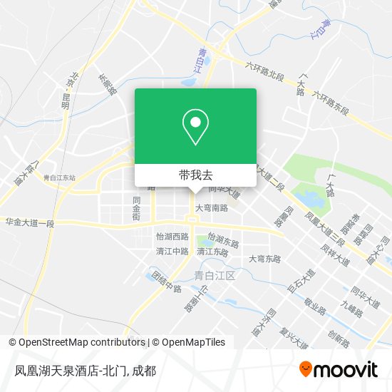 凤凰湖天泉酒店-北门地图
