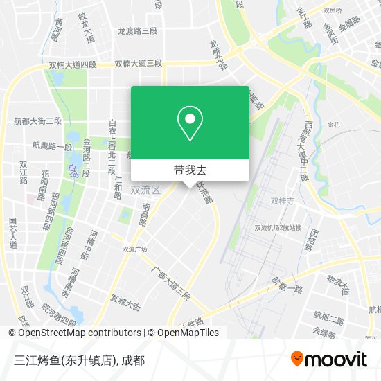 三江烤鱼(东升镇店)地图