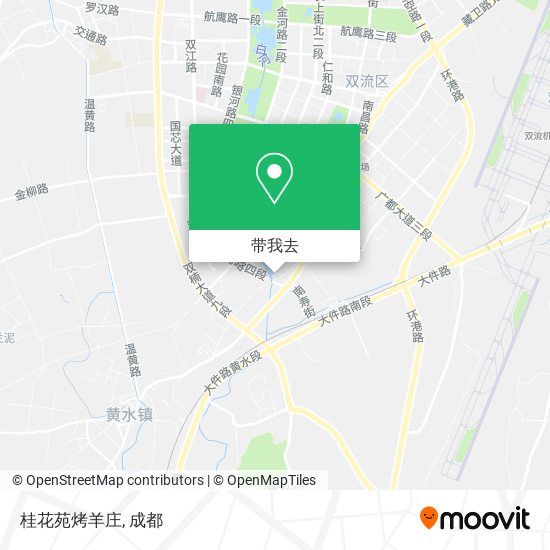 桂花苑烤羊庄地图