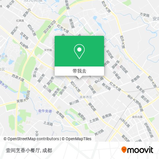 壹间烹香小餐厅地图