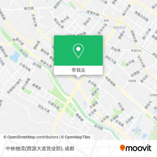 中铁物流(西源大道营业部)地图