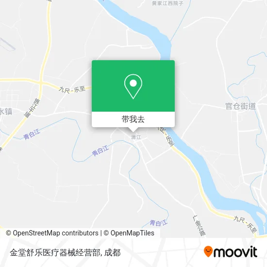 金堂舒乐医疗器械经营部地图