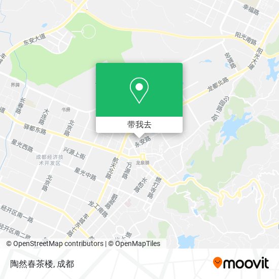 陶然春茶楼地图