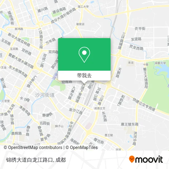 锦绣大道白龙江路口地图