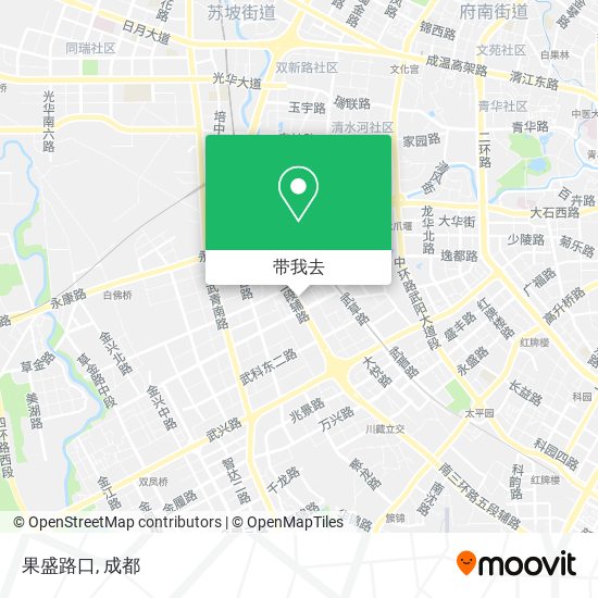 果盛路口地图