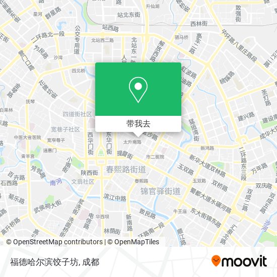 福德哈尔滨饺子坊地图