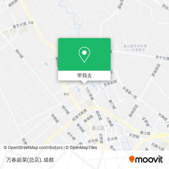 万春卤菜(总店)地图