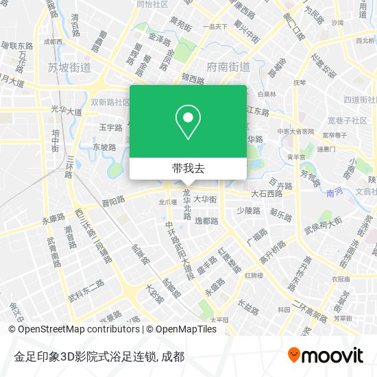金足印象3D影院式浴足连锁地图