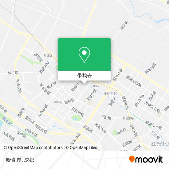 晓食厚地图