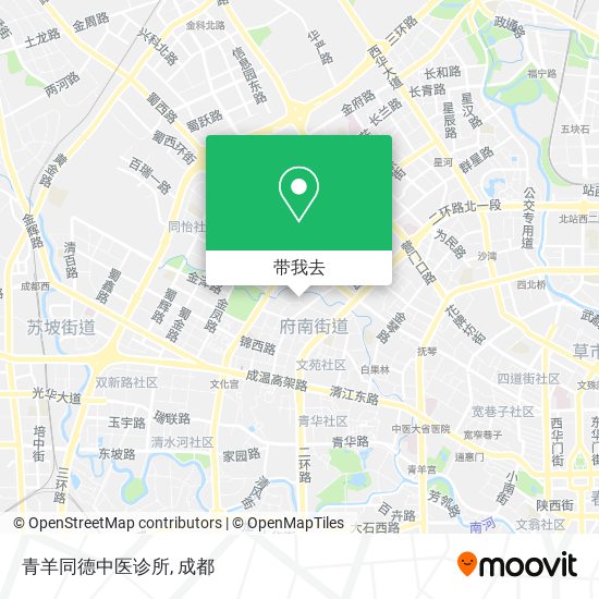 青羊同德中医诊所地图