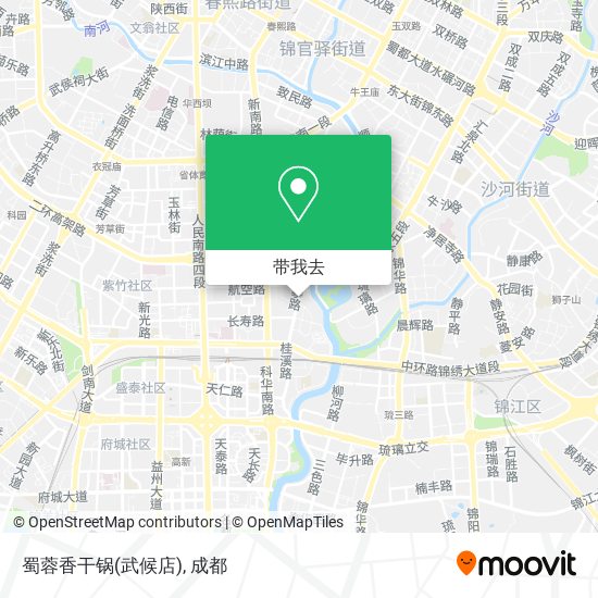 蜀蓉香干锅(武候店)地图