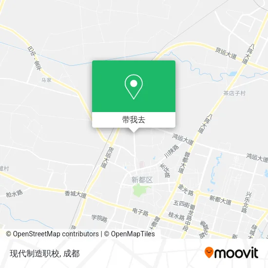 现代制造职校地图