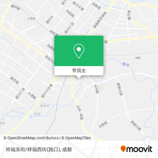 祥福东街/祥福西街(路口)地图