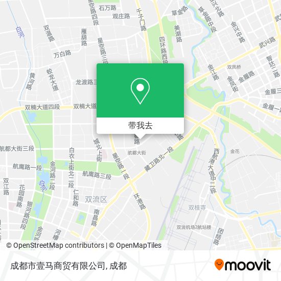 成都市壹马商贸有限公司地图
