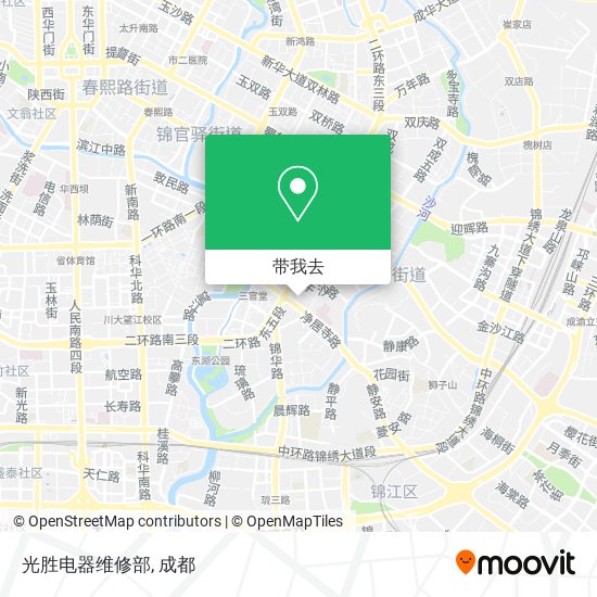 光胜电器维修部地图