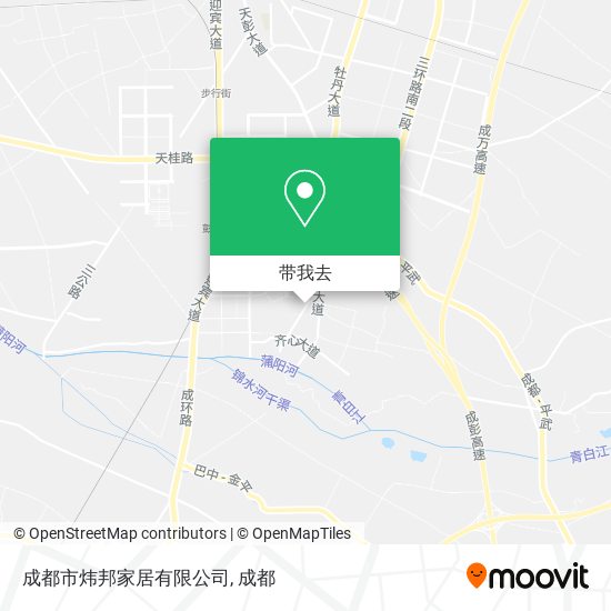 成都市炜邦家居有限公司地图
