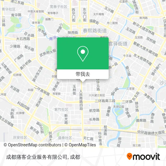 成都痛客企业服务有限公司地图