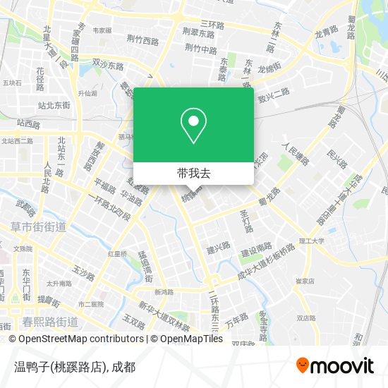温鸭子(桃蹊路店)地图