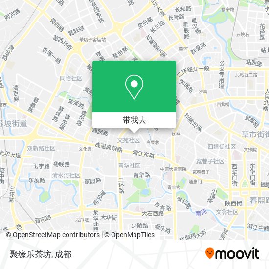 聚缘乐茶坊地图