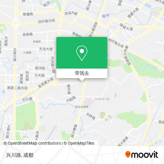兴川路地图