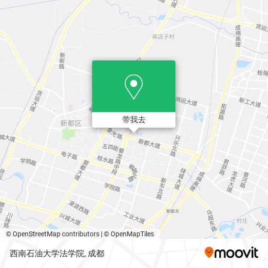 西南石油大学法学院地图