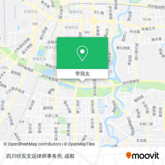 四川经实文远律师事务所地图
