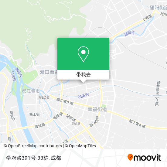 学府路391号-33栋地图