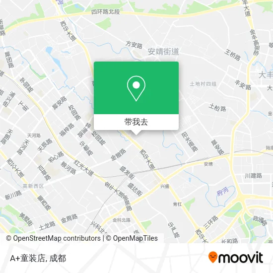 A+童装店地图