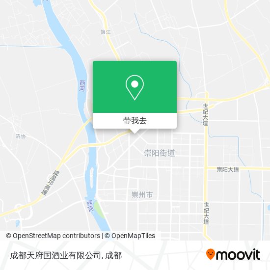 成都天府国酒业有限公司地图