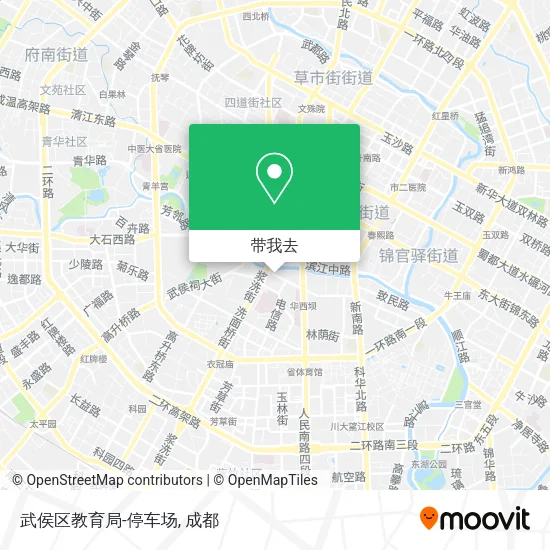 武侯区教育局-停车场地图