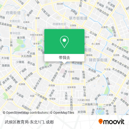 武侯区教育局-东北1门地图
