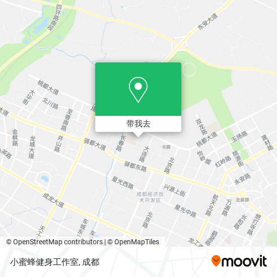 小蜜蜂健身工作室地图