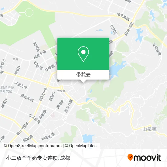 小二放羊羊奶专卖连锁地图