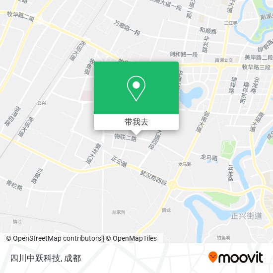 四川中跃科技地图