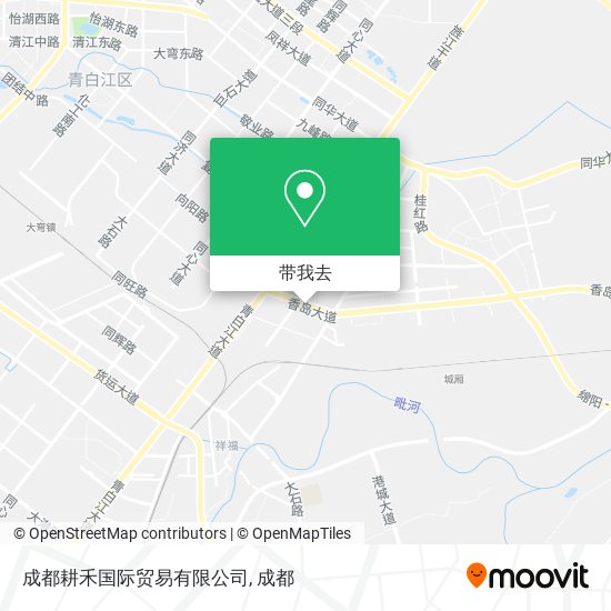 成都耕禾国际贸易有限公司地图
