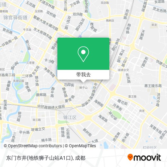 东门市井(地铁狮子山站A1口)地图