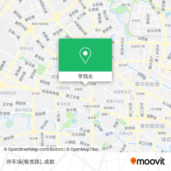 停车场(银杏路)地图
