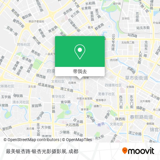 最美银杏路·银杏光影摄影展地图