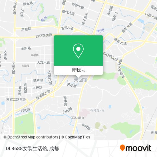 DL8688女装生活馆地图