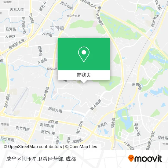 成华区闽玉星卫浴经营部地图