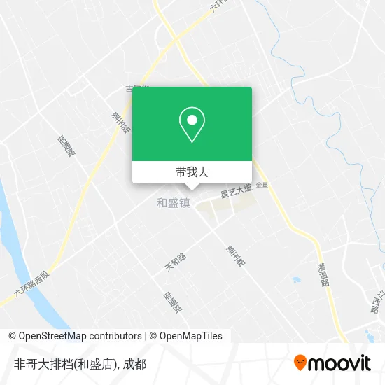 非哥大排档(和盛店)地图