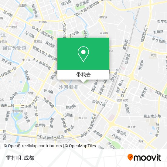 雷打咀地图