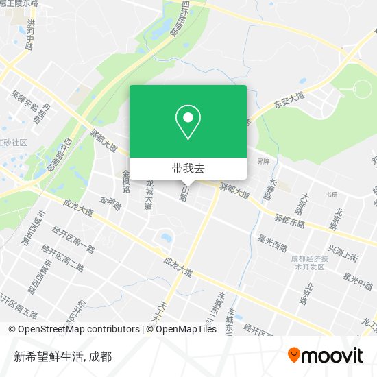 新希望鲜生活地图