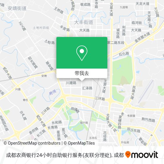 成都农商银行24小时自助银行服务(友联分理处)地图