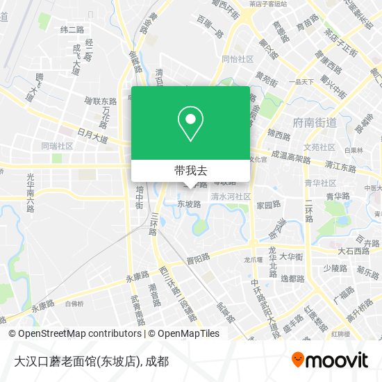 大汉口蘑老面馆(东坡店)地图