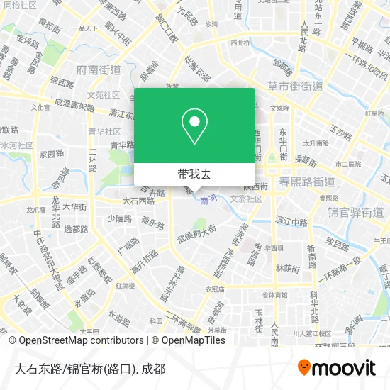 大石东路/锦官桥(路口)地图