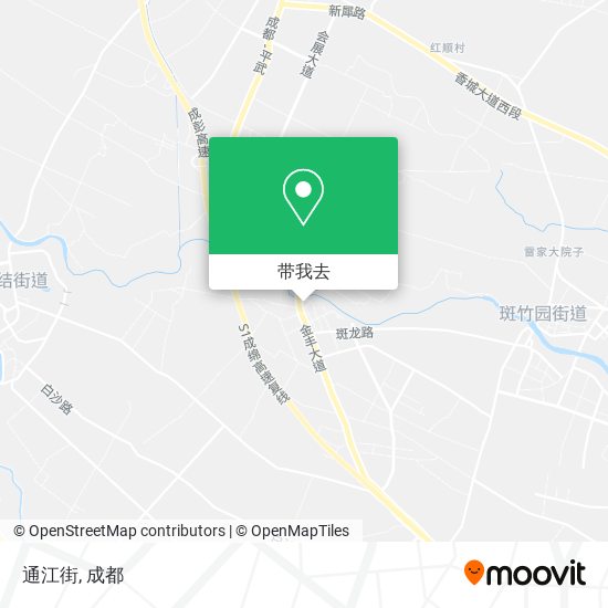 通江街地图